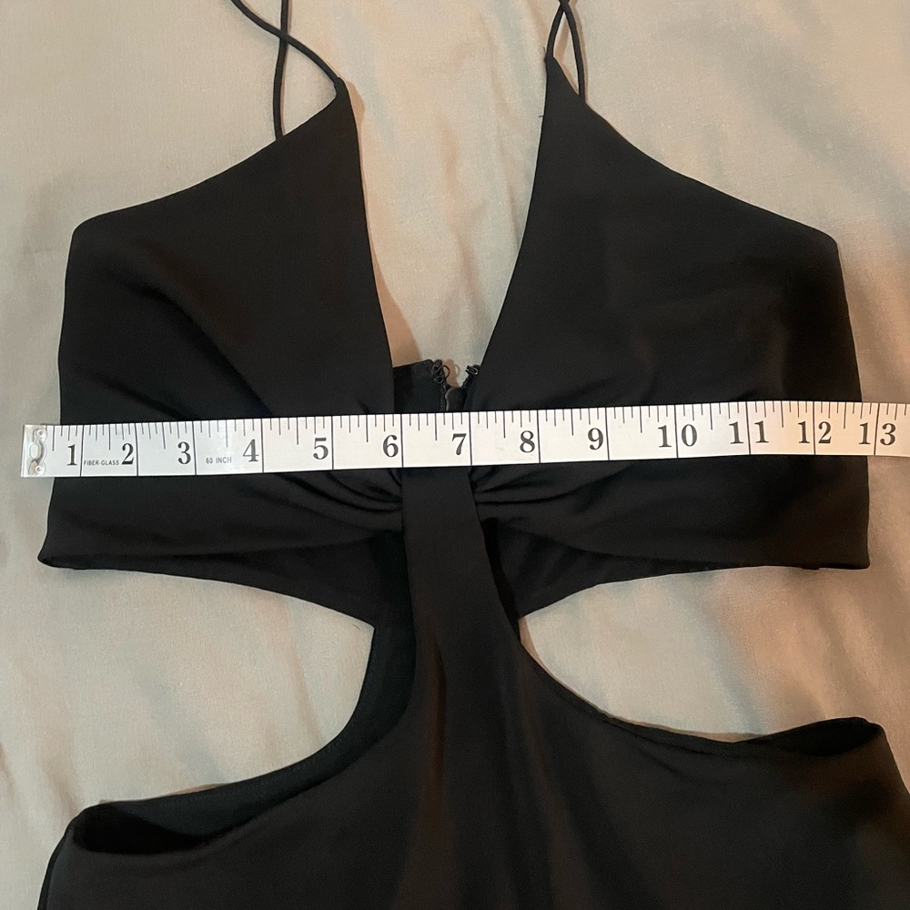 NWOT Alice + Olivia Black Cutout Havana Mini Dress size 8 - Picture 8 of 10